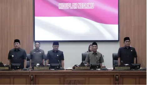 RAPAT PARIPURNA KE-27 MASA PERSIDANGAN I TAHUN SIDANG 2024